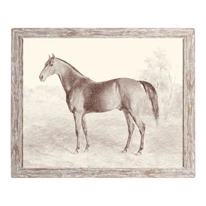 Antique Horse Sketch Wall Art